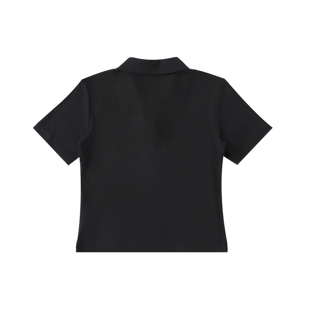 Bodycon Short Sleeve Polo Shirt