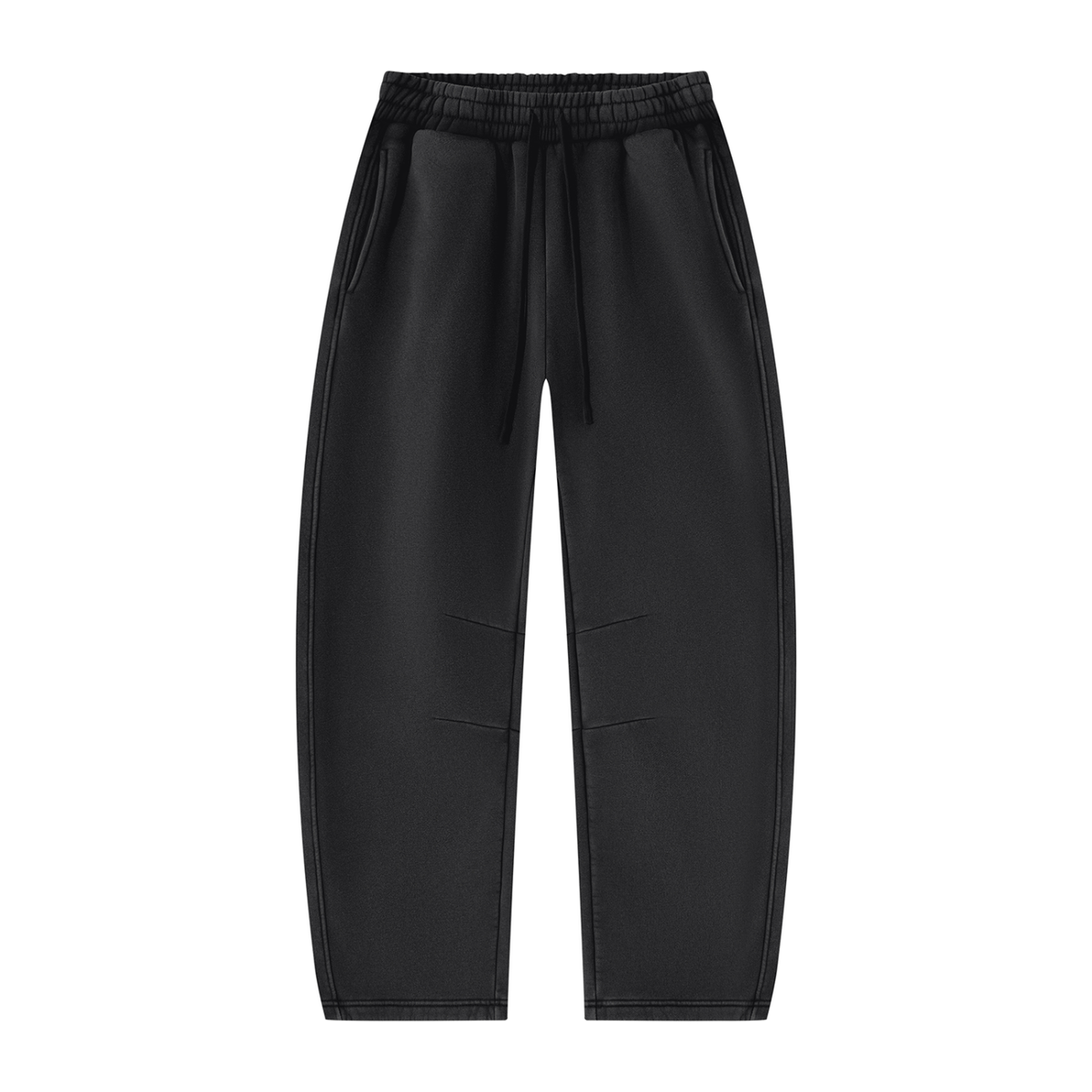 Unisex Vintage Wash Barrel-Leg Fleece Sweatpants V3