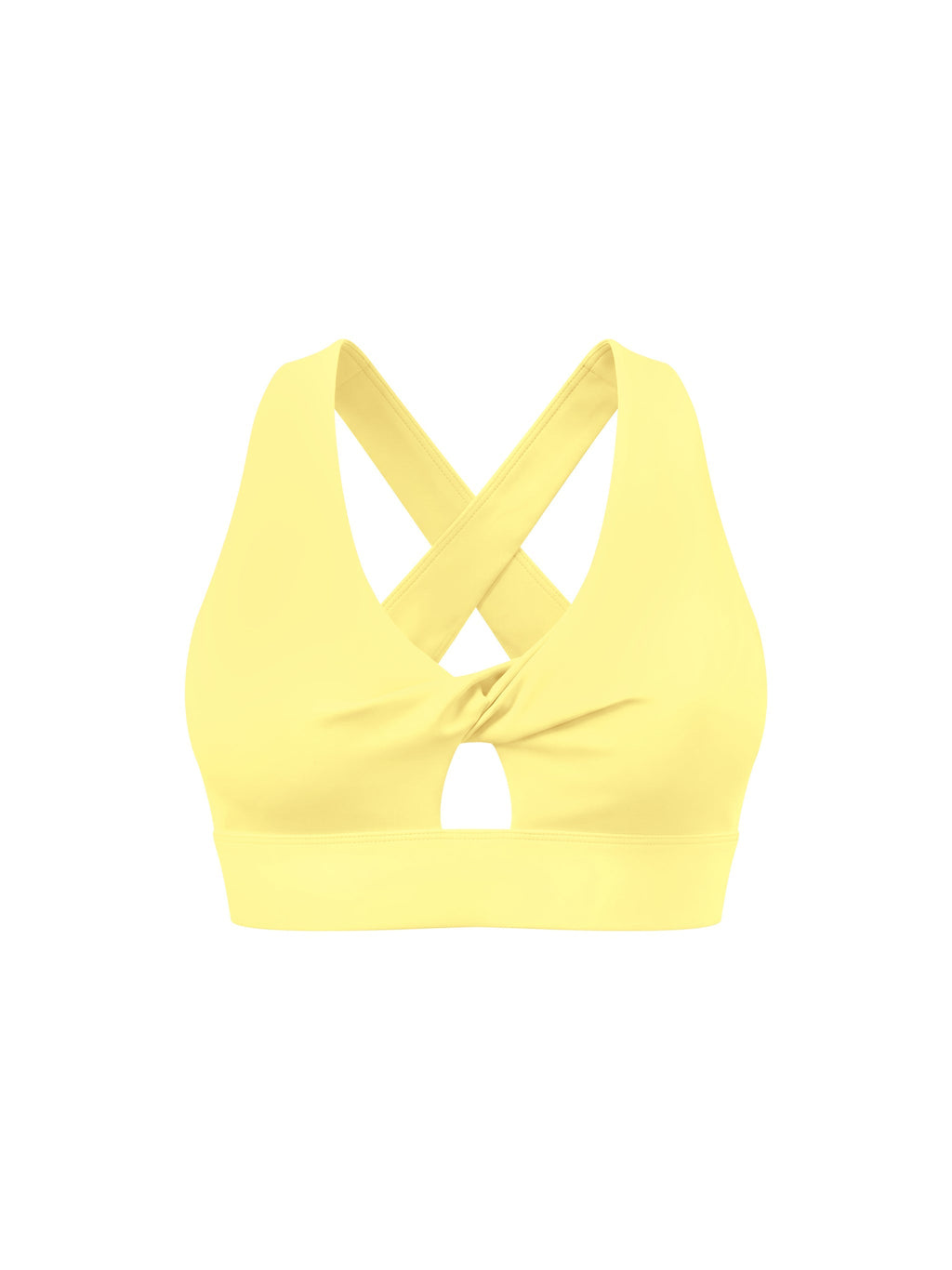 Women's Twist Front V-Neck Sports Bra