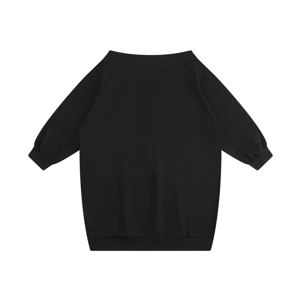 ADHD Macarena Women's Off-the-Shoulder Graphic Dress - Black back