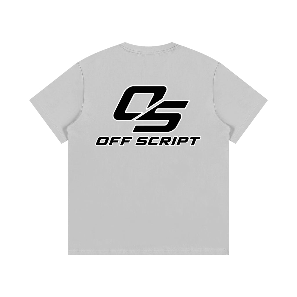 One Nation Essential Cotton T-Shirt - Light Gray back product view