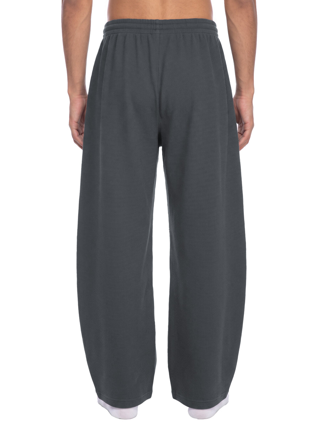 Unisex Waffle Barrel Leg Pants