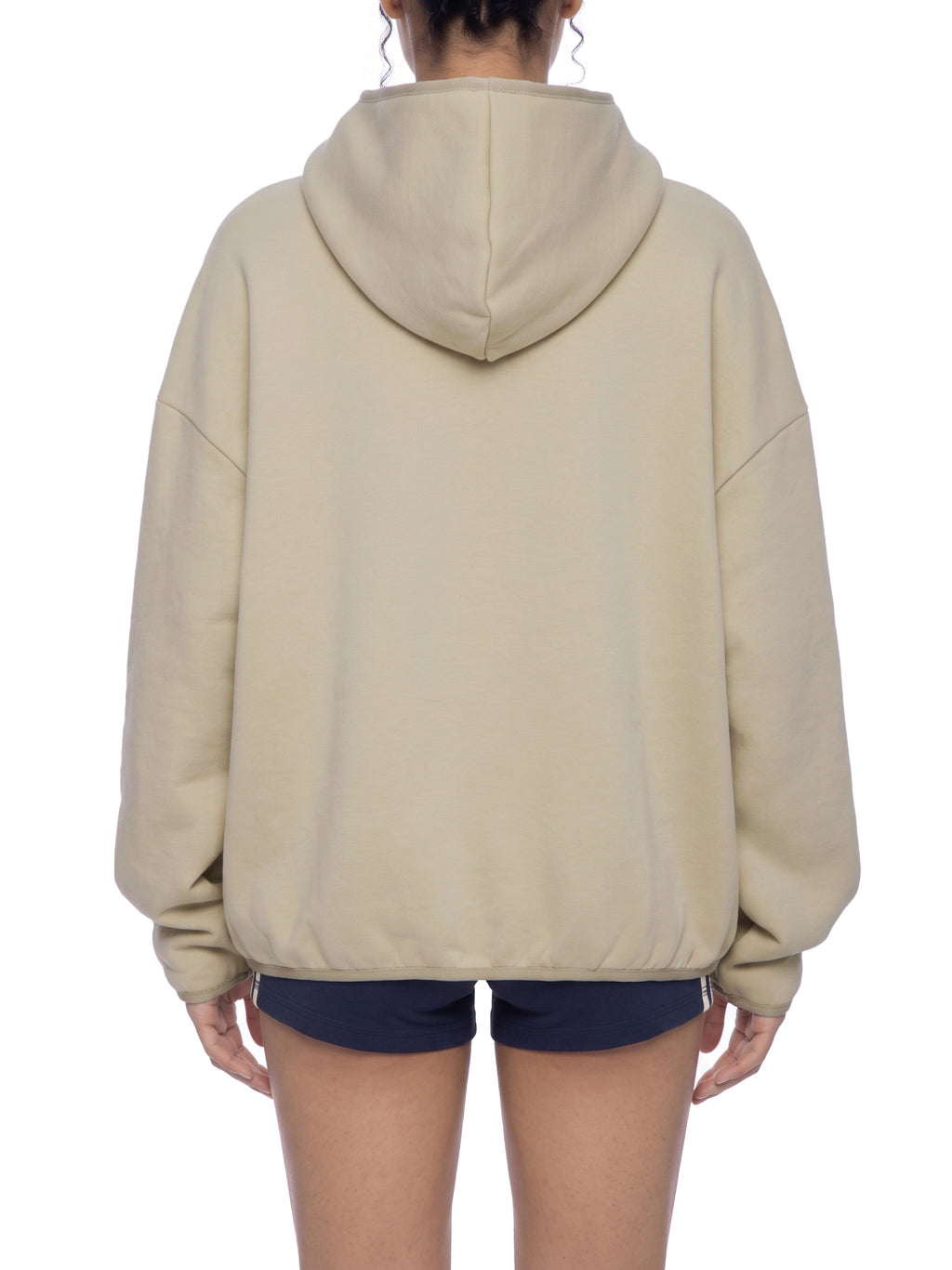 Unisex Boxy Piping Fleece Hoodie