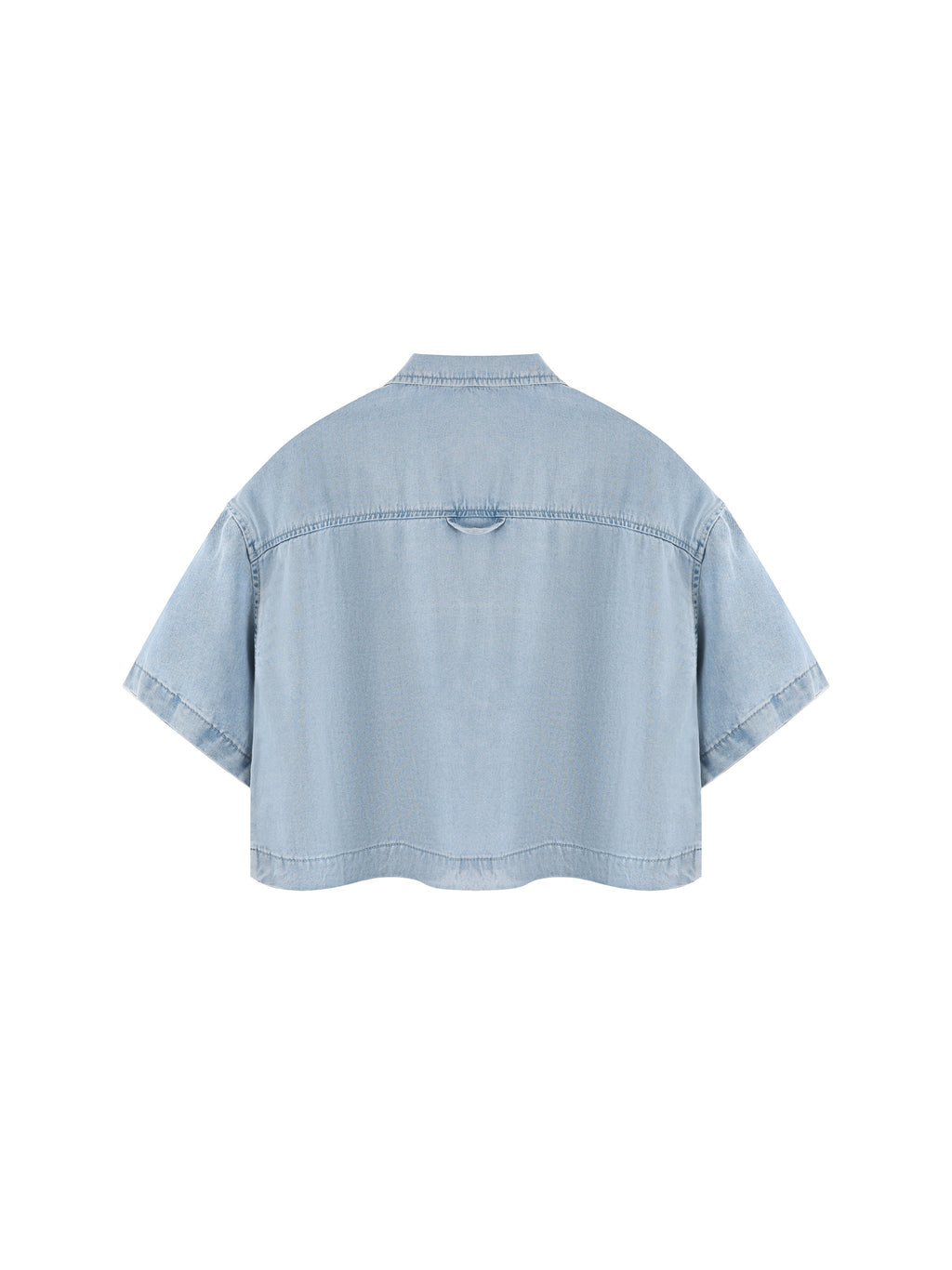 Women's Vintage Wash Boxy Cropped Shirt