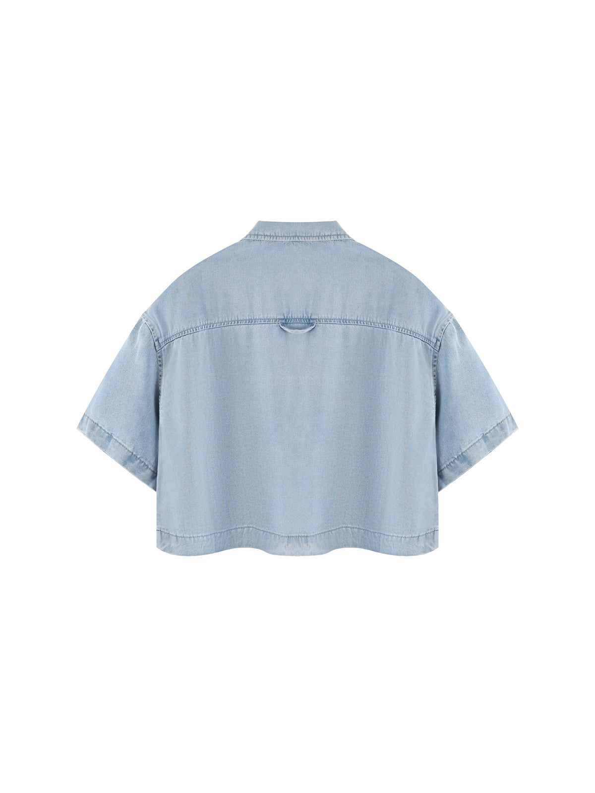 Women's Vintage Wash Boxy Cropped Shirt
