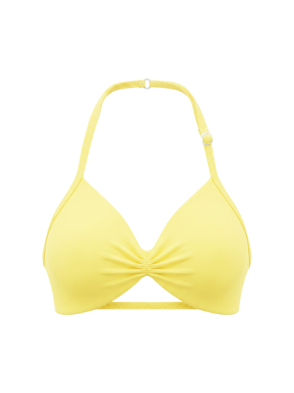 Women’s Ruched Halter-Neck Sports Bra