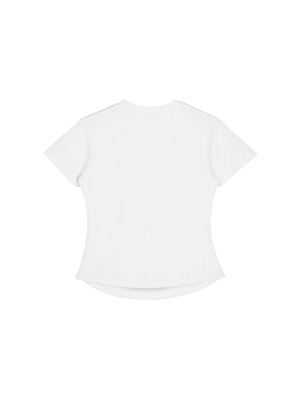 Vintage Washed Bodycon Cotton T-Shirt