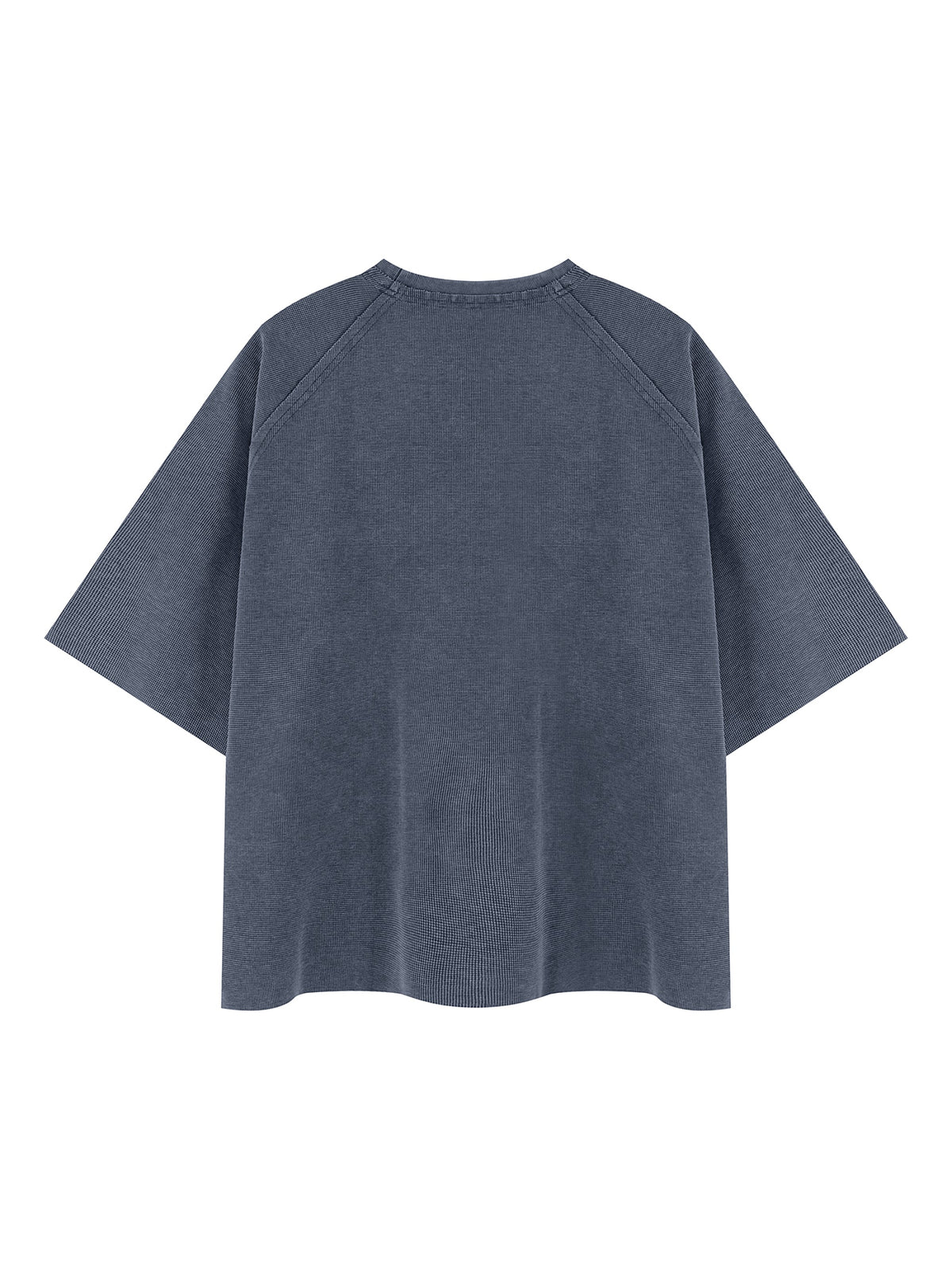 Unisex Mineral Wash Boxy Waffle T-Shirt