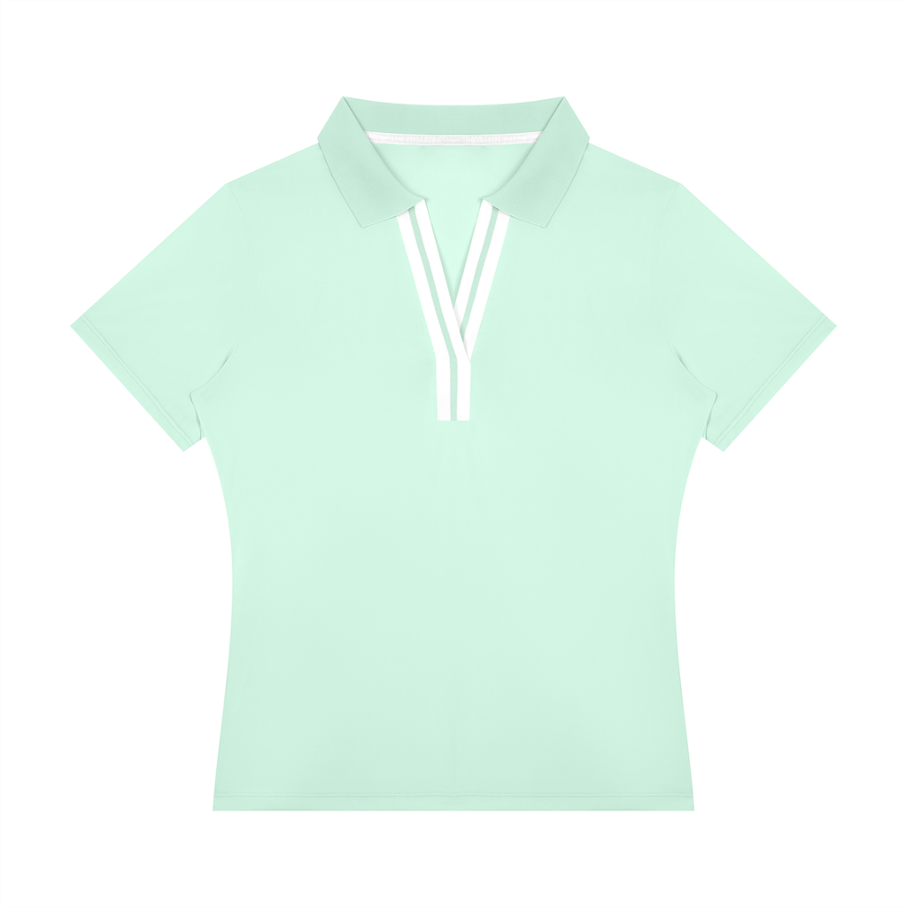 Women’s Color Block Polo Shirt