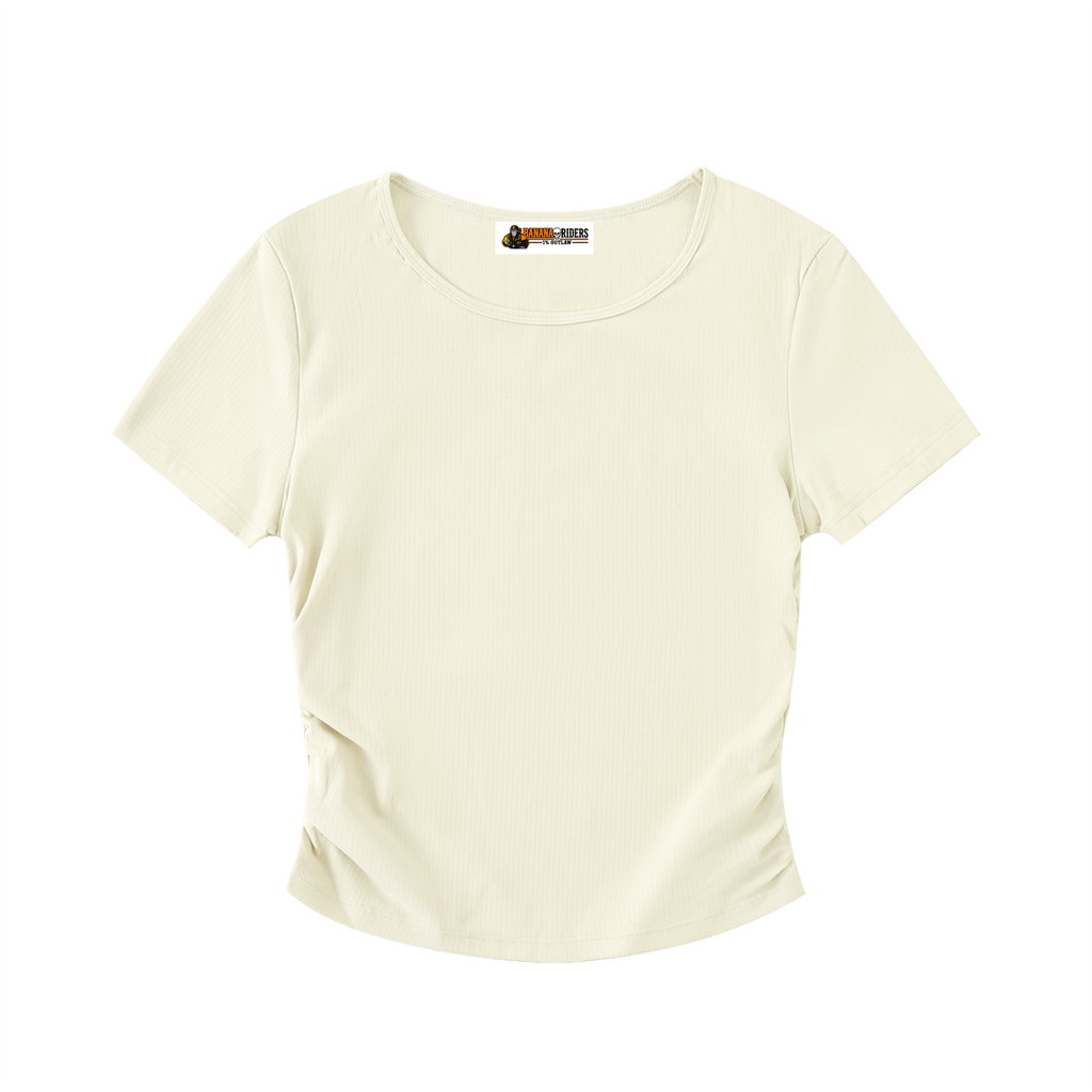 Ruched Bodycon Crop Top