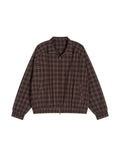Unisex Plaid Full-Zip Track Jacket