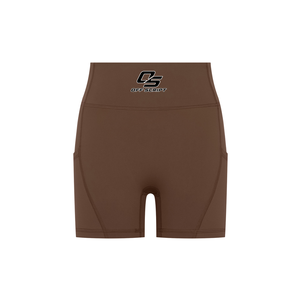 Women's High-Waisted Pocket Biker Shorts
