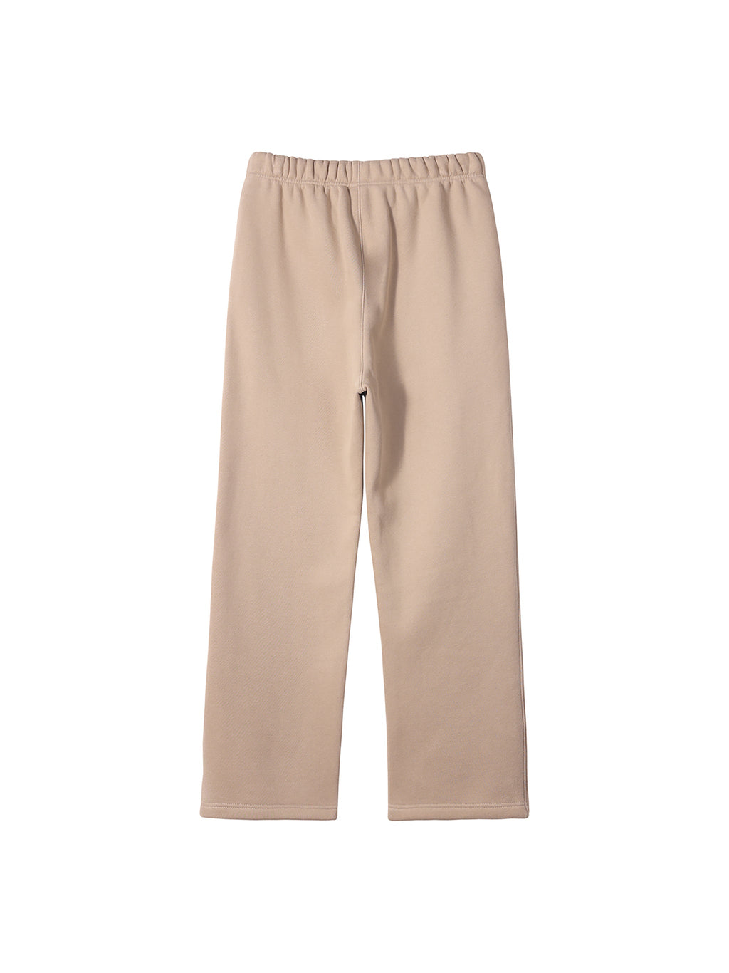 Unisex Solid Colour Fleece Straight-Leg Pants