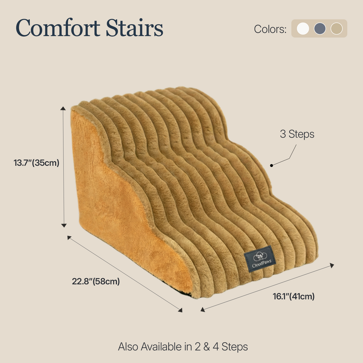 Injury Prevention Comfort Stairs by CloudPaws