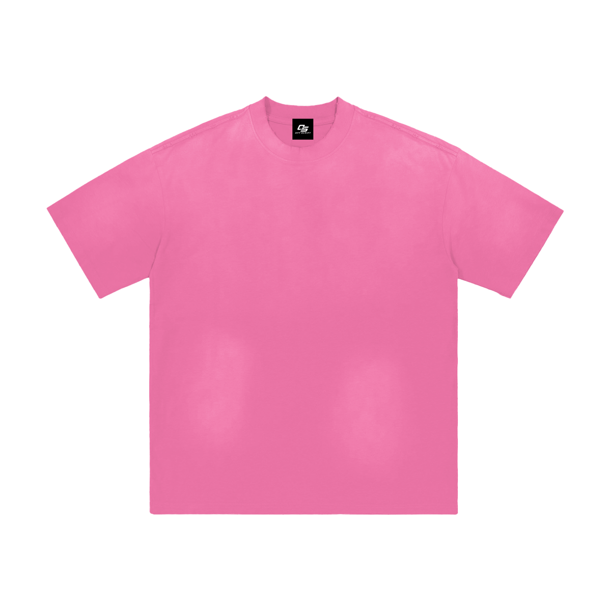 Pink Hand-Frayed Sunfade T-Shirt front view