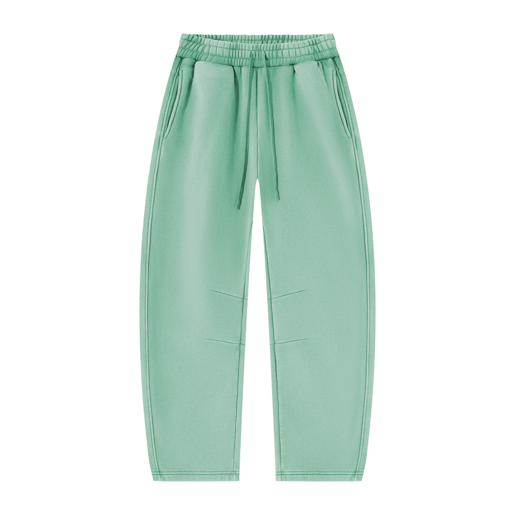 Unisex Vintage Wash Barrel-Leg Fleece Sweatpants V3
