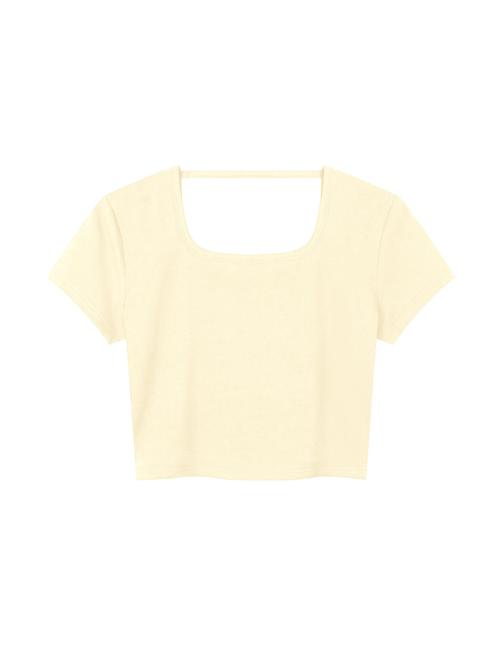 Women's Square Neck Crop T-Shirt