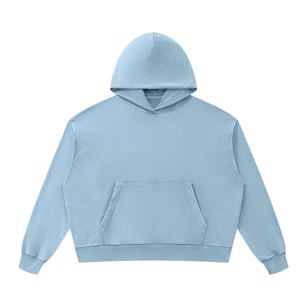 Unisex Mineral Wash Boxy Hoodie