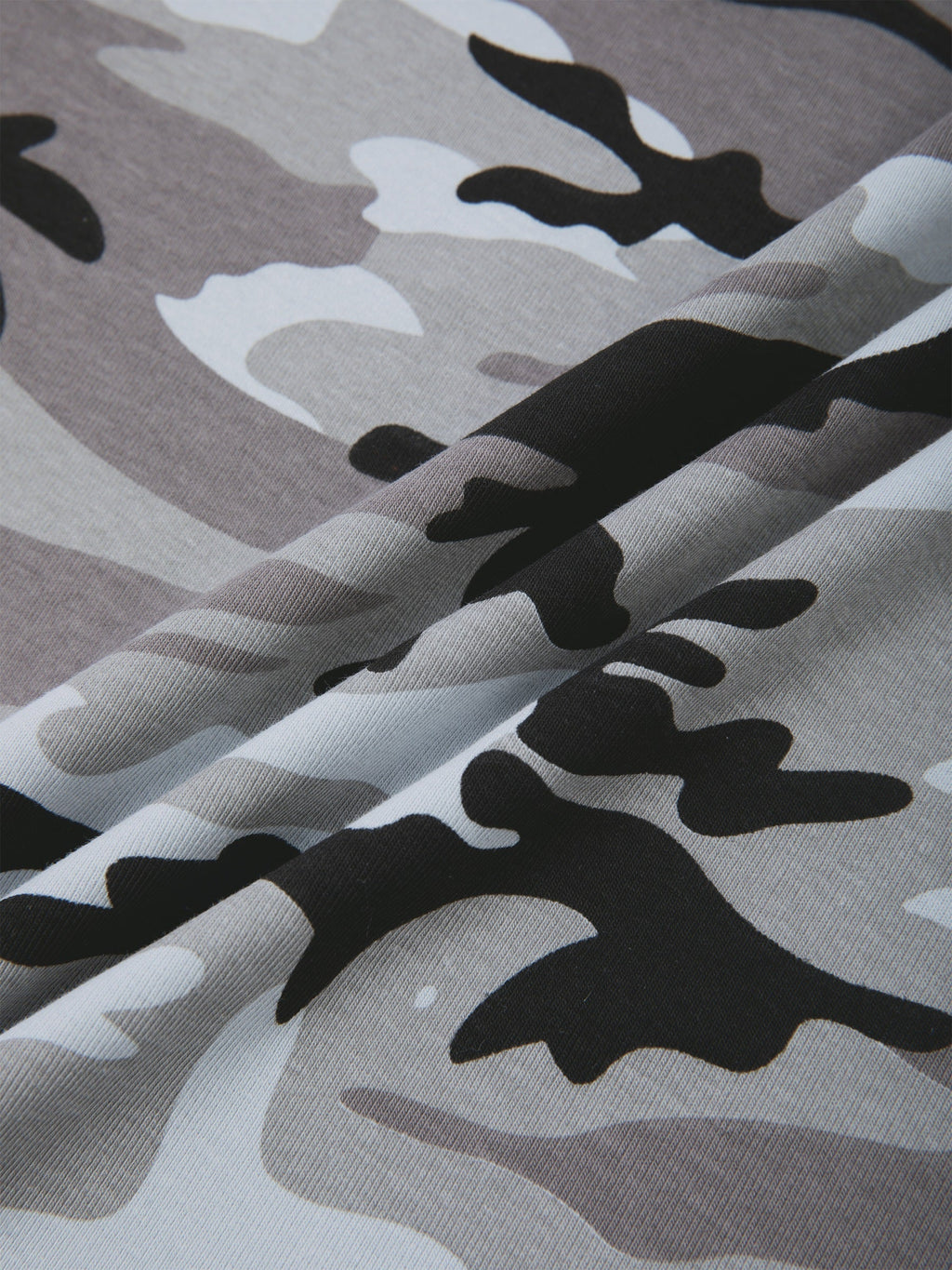 Women's Camo Off-Shoulder Crop T-Shirt