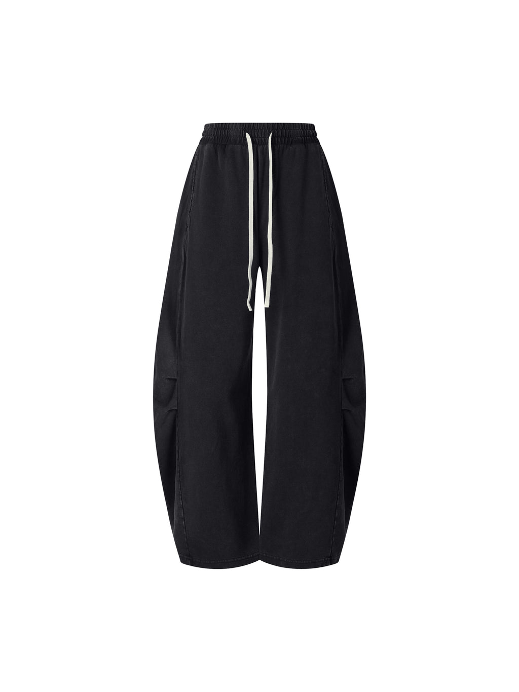 Unisex Mineral Wash Barrel Leg Pants