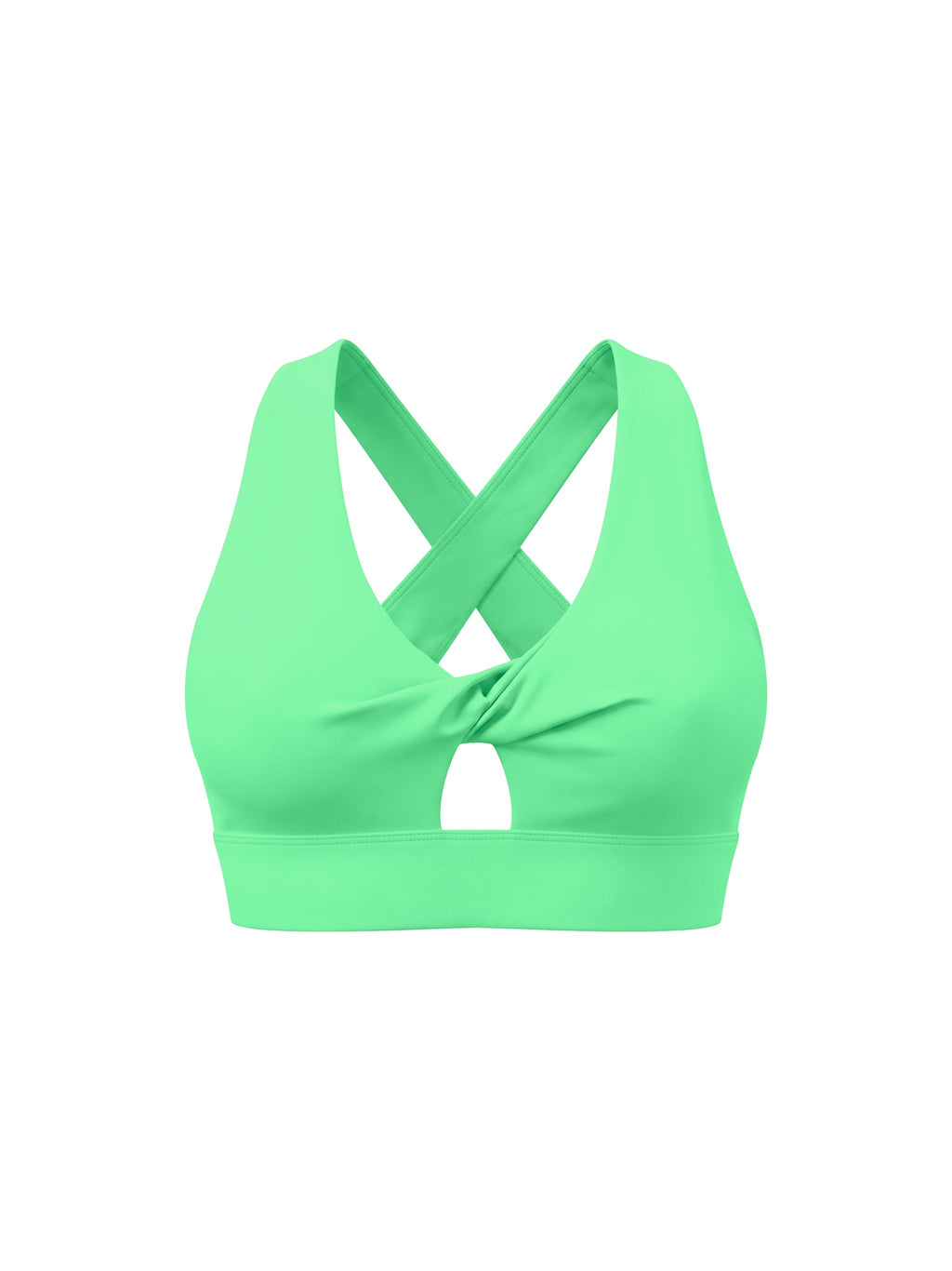 Women's Twist Front V-Neck Sports Bra
