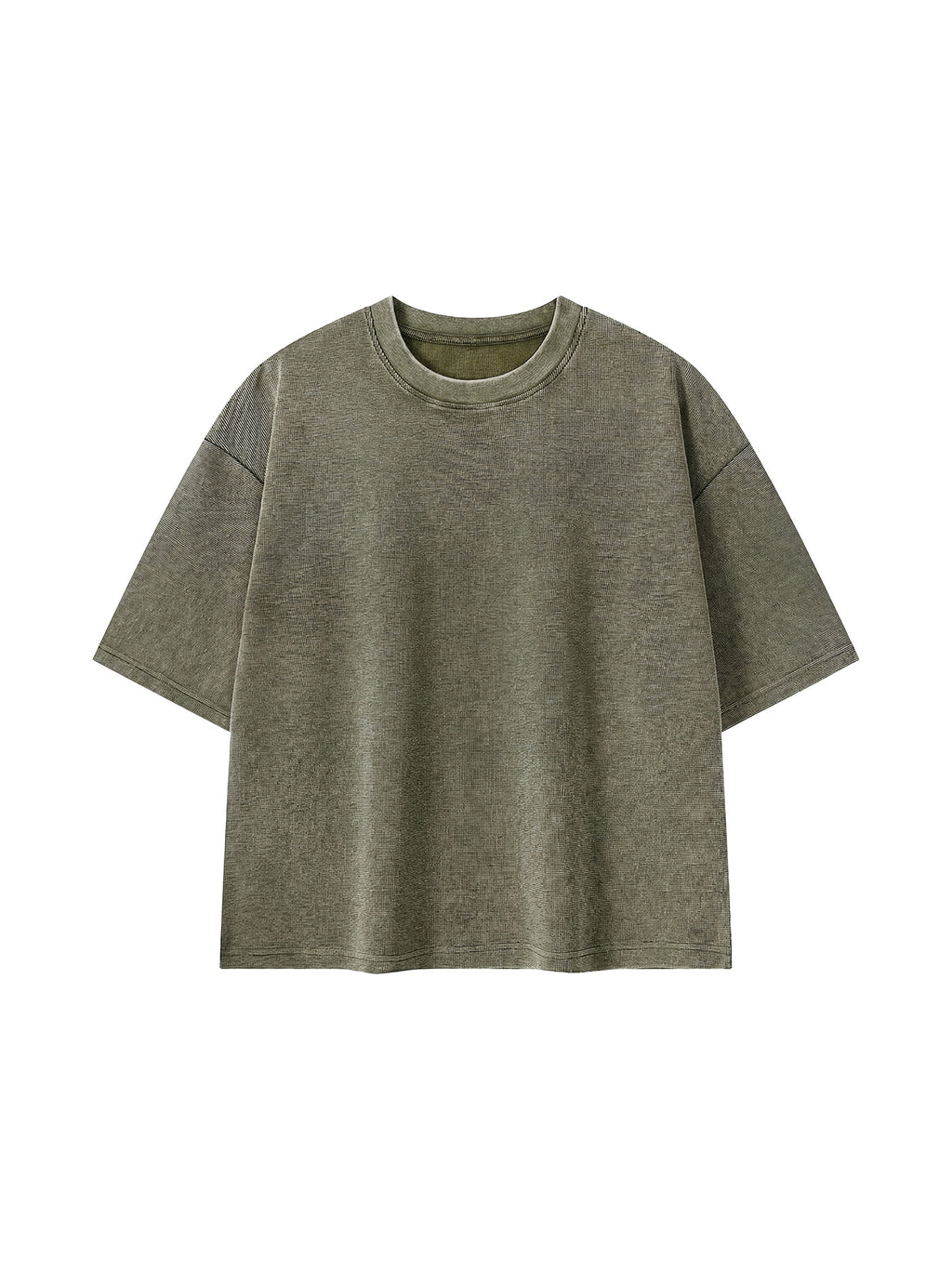 Unisex Mineral Wash Waffle Boxy T-Shirt