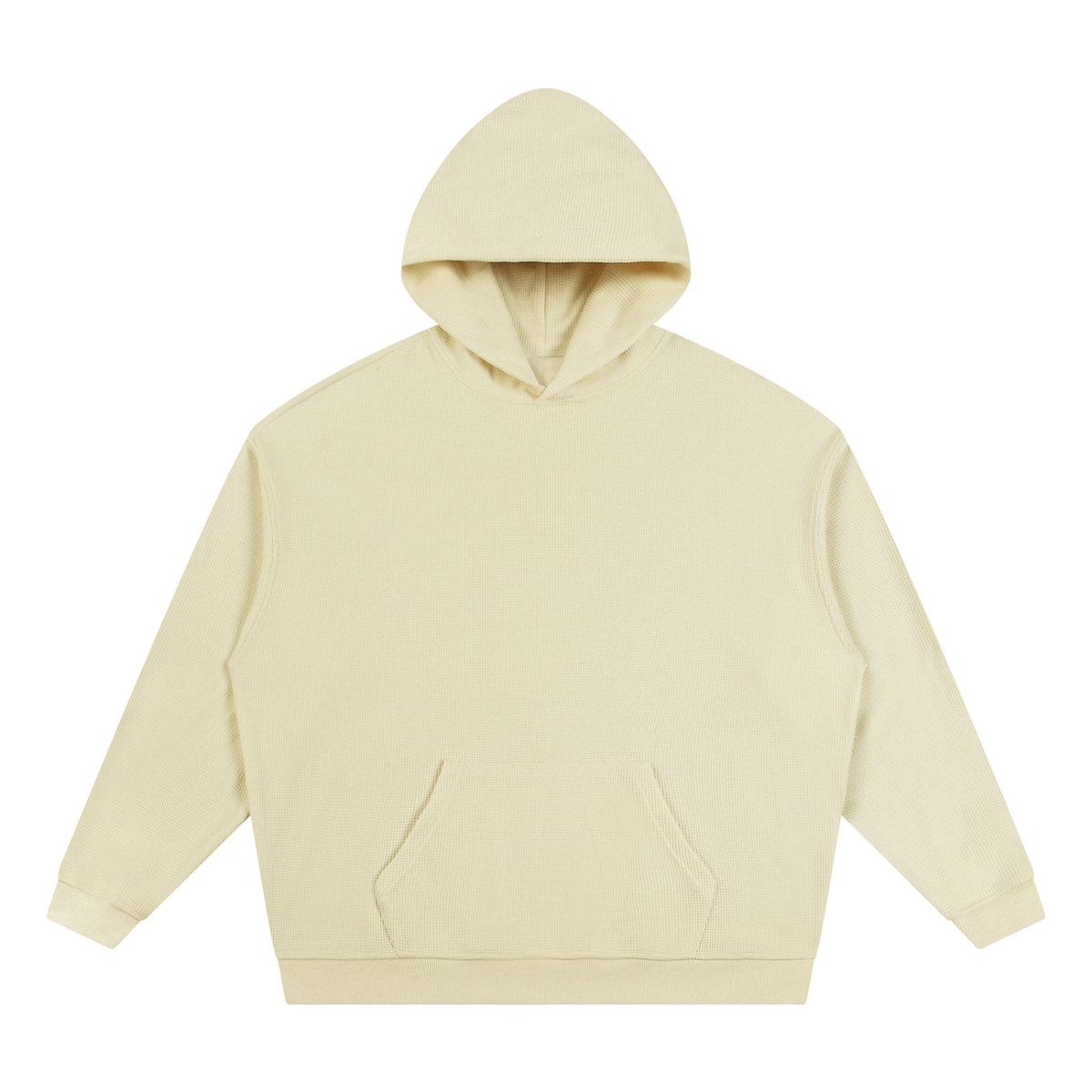 Unisex Waffle Oversized Hoodie