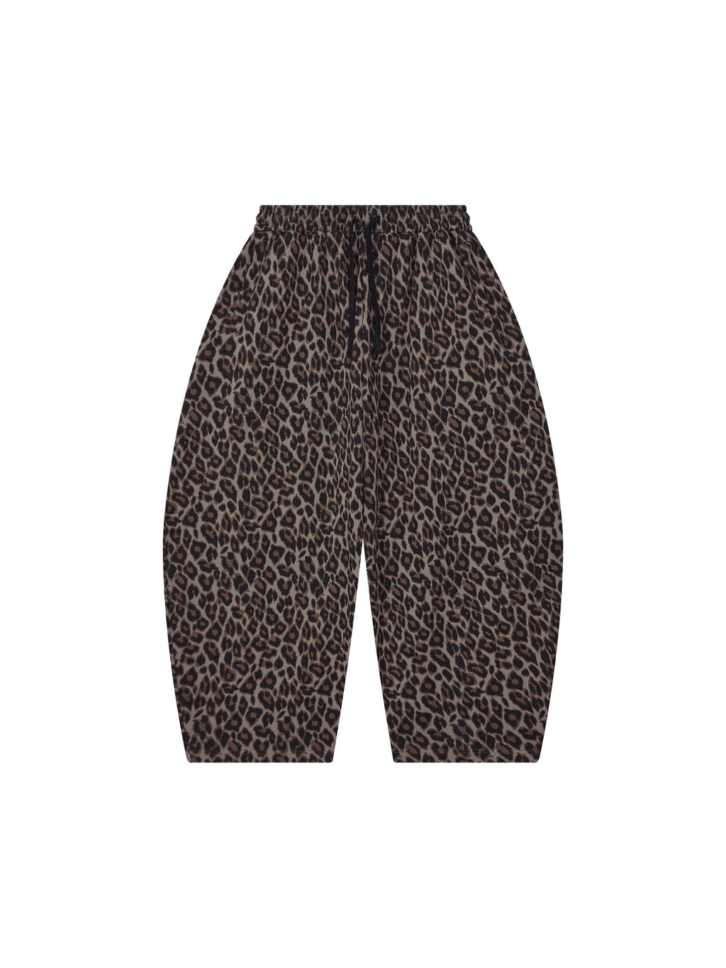 Unisex Leopard Barrel Leg Sweatpants