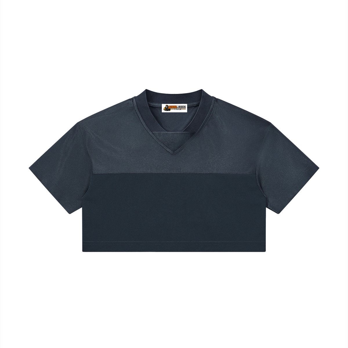 Women’s Cropped Paneled V-Neck Jersey