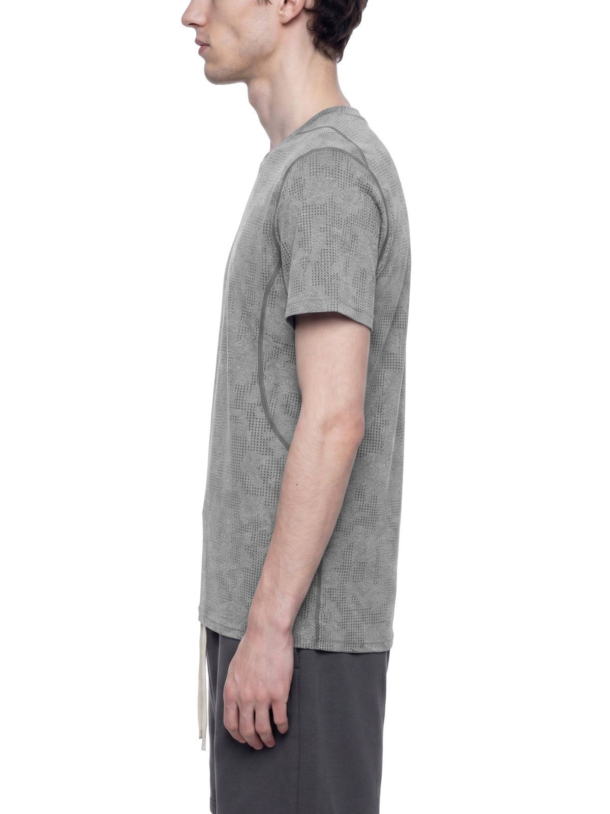 Men's Jacquard Slim Mesh T-Shirt
