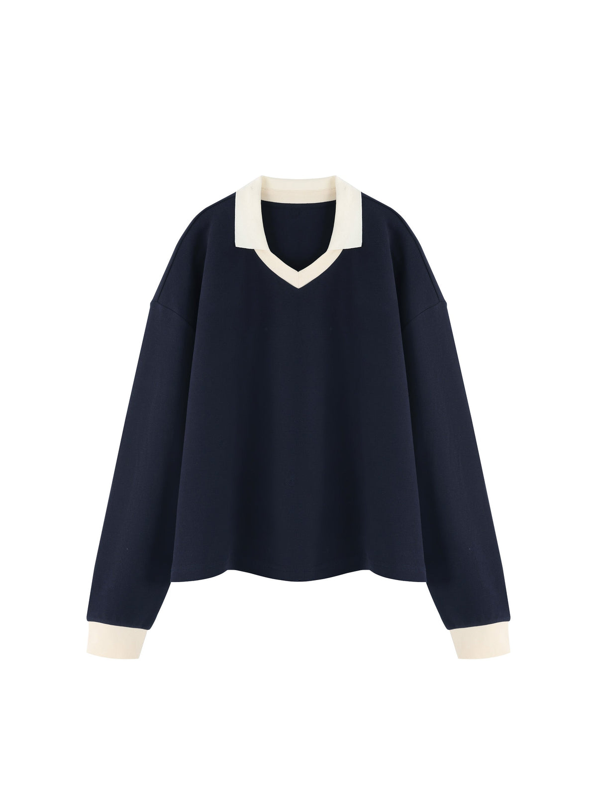 Unisex Color Block Long Sleeve Sweatshirt