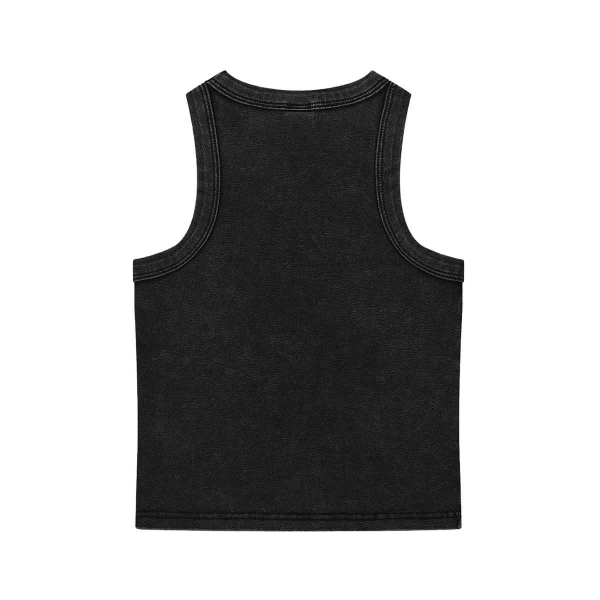 Celestial Butterfly Snow-Washed Women’s Tank Top - Black back
