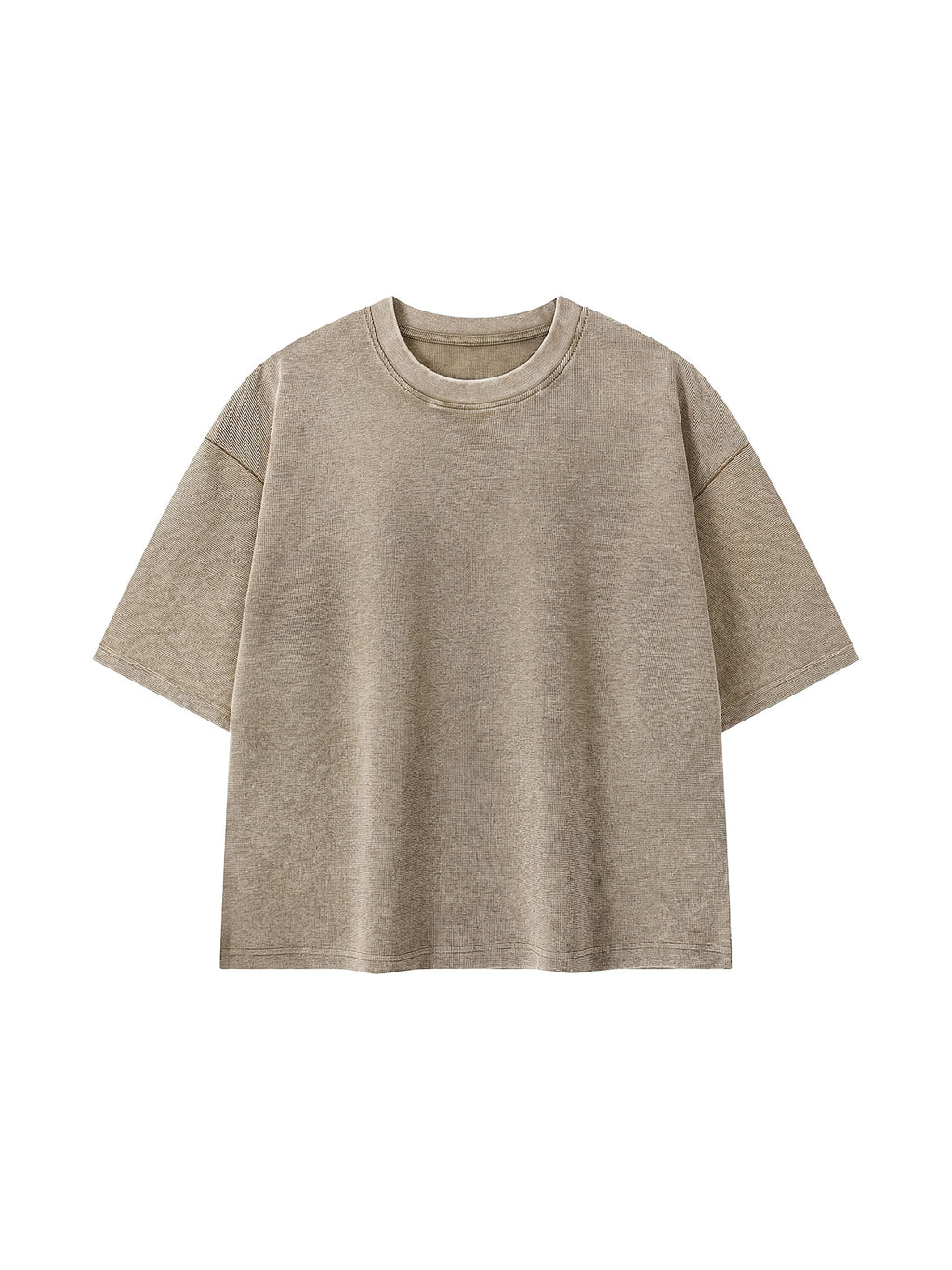 Unisex Mineral Wash Waffle Boxy T-Shirt