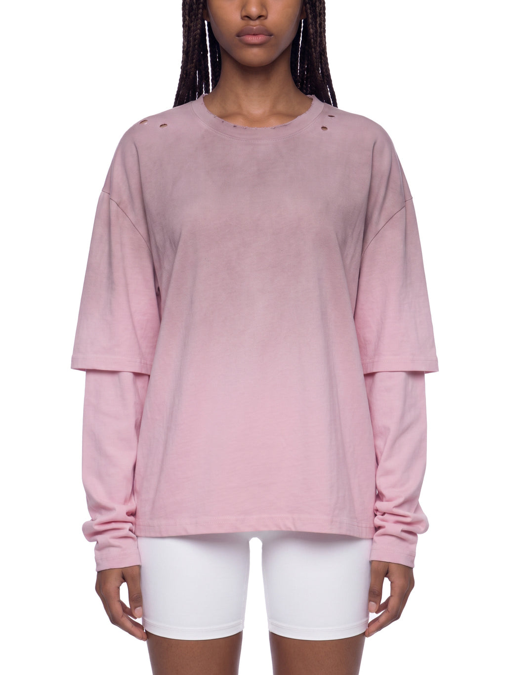 Unisex Vintage Wash Layered T-Shirt