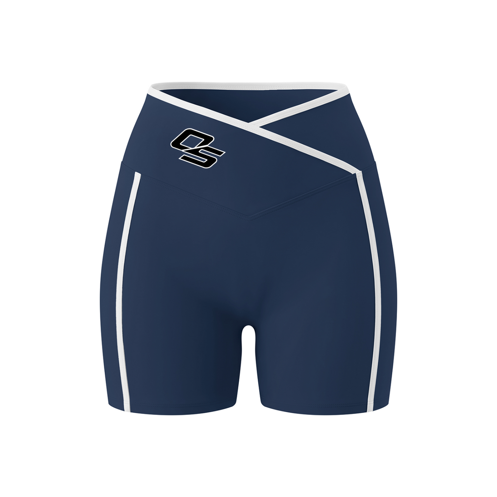 Off Script Women’s High-Rise Colour-Block Yoga Shorts