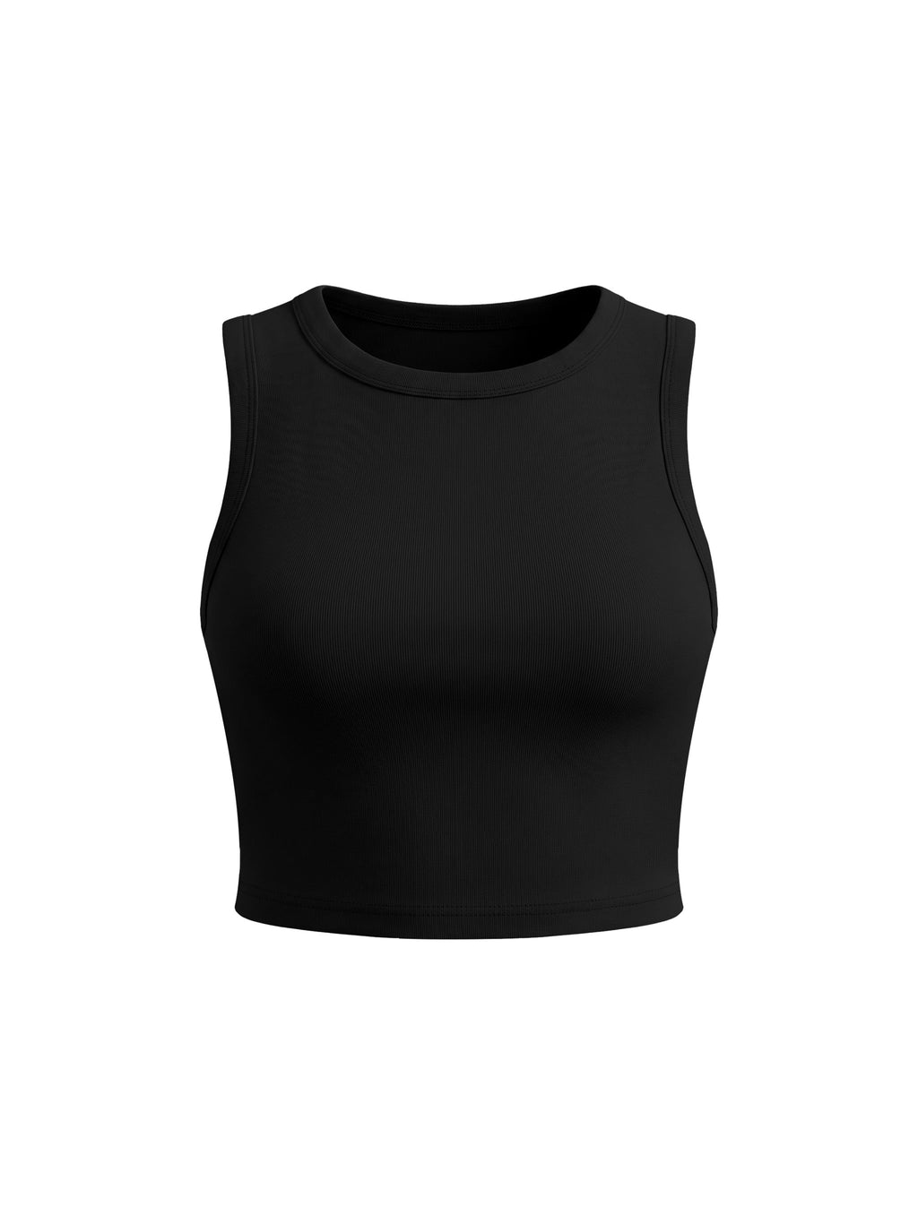 Women's Tight Crewneck Crop Tank Top