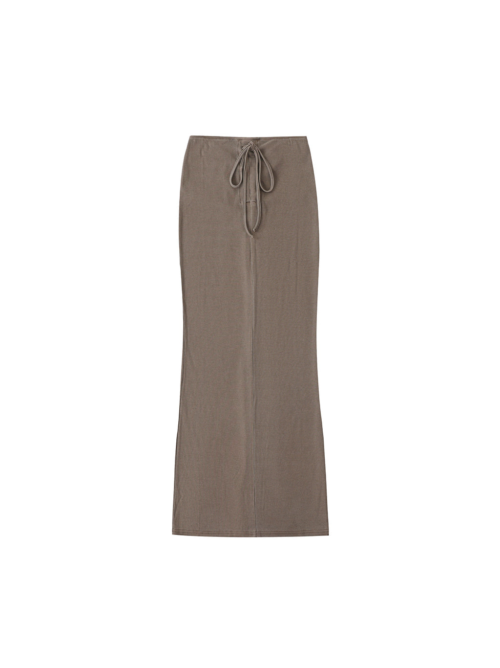 Women’s Dyed Washed Drawstring Maxi Skirt