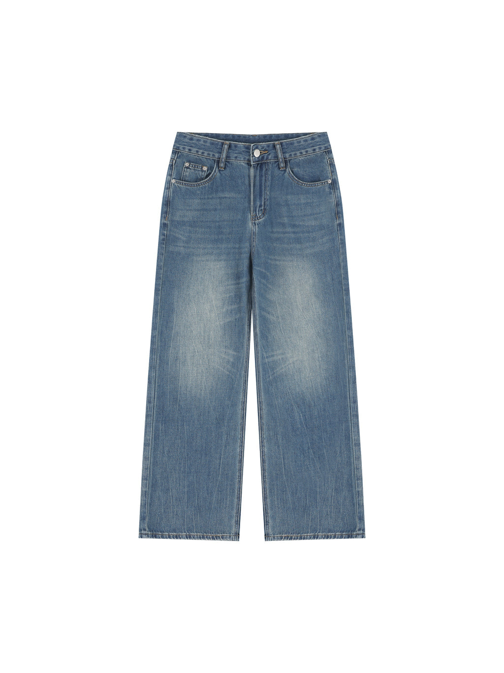 Women’s Vintage Wash Wide Leg Jeans
