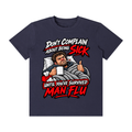 Man Flu Survivor Unisex Graphic T-Shirt – Blue Pansy