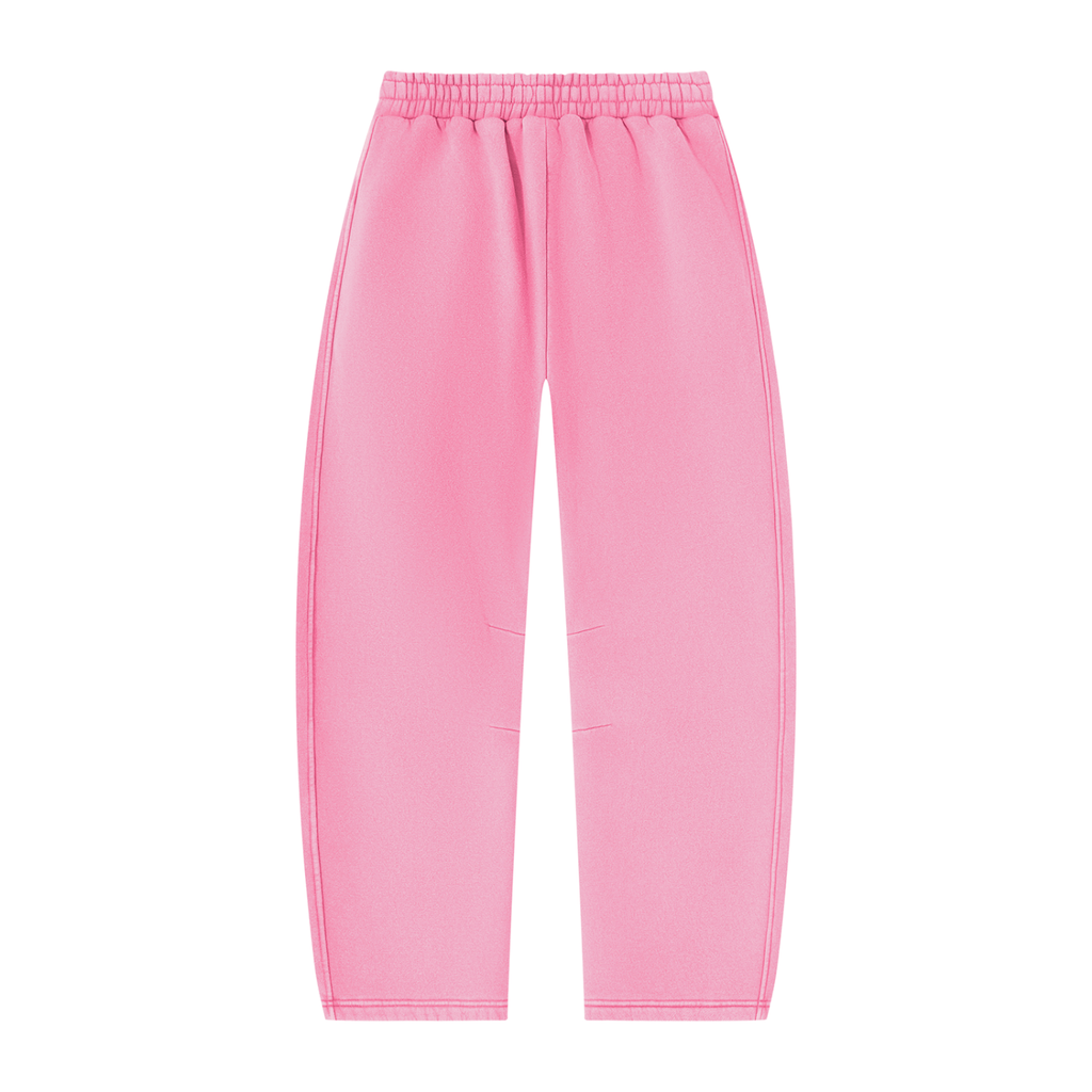 Unisex Vintage Wash Barrel-Leg Fleece Sweatpants V3