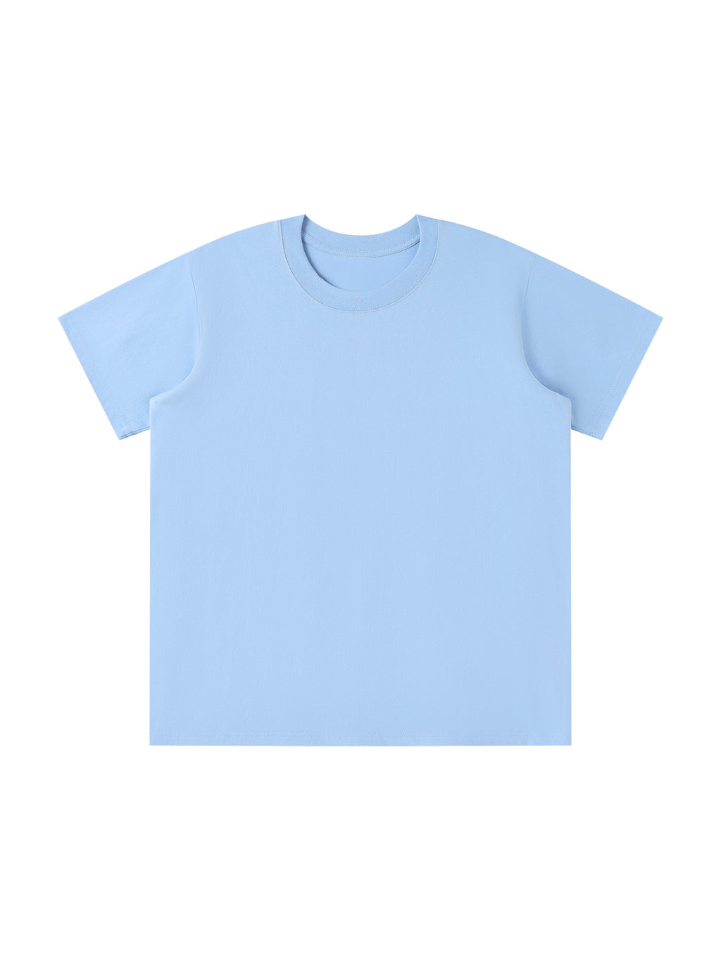 Sky Blue Unisex Seamless T-Shirt front view