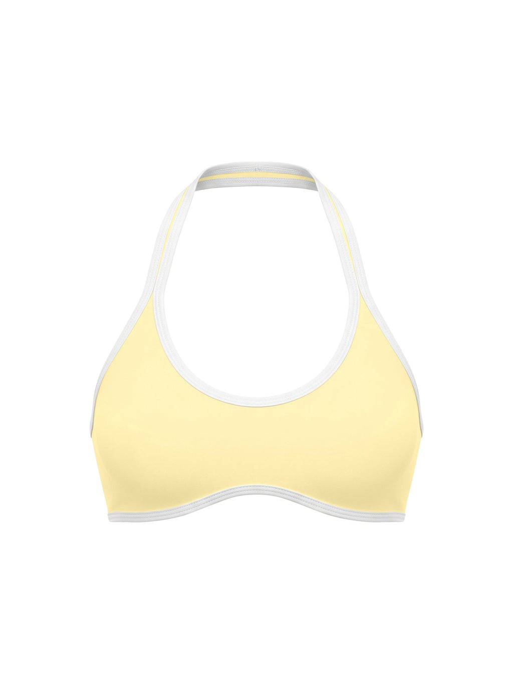 Women's Halter Color Block Yoga Sports Bra