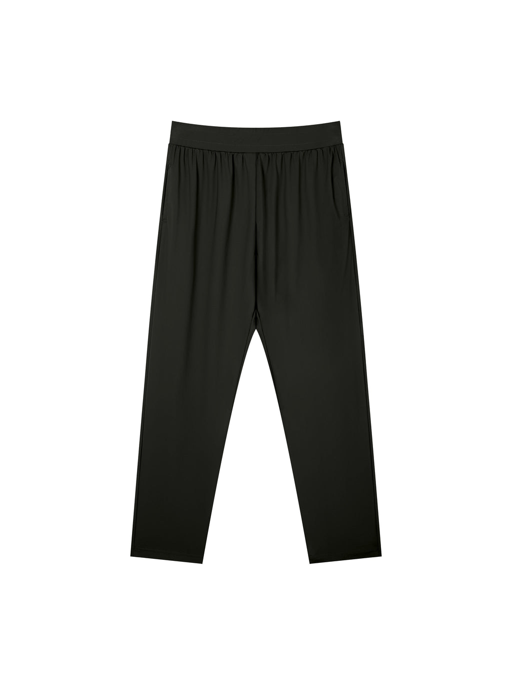 Men's Straight Leg Elastic Waist Pants