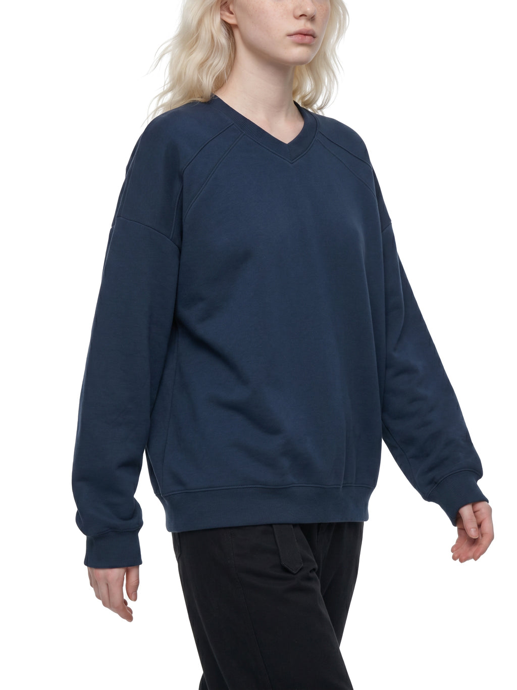 Unisex Oversized V-Neck Sweatshirt