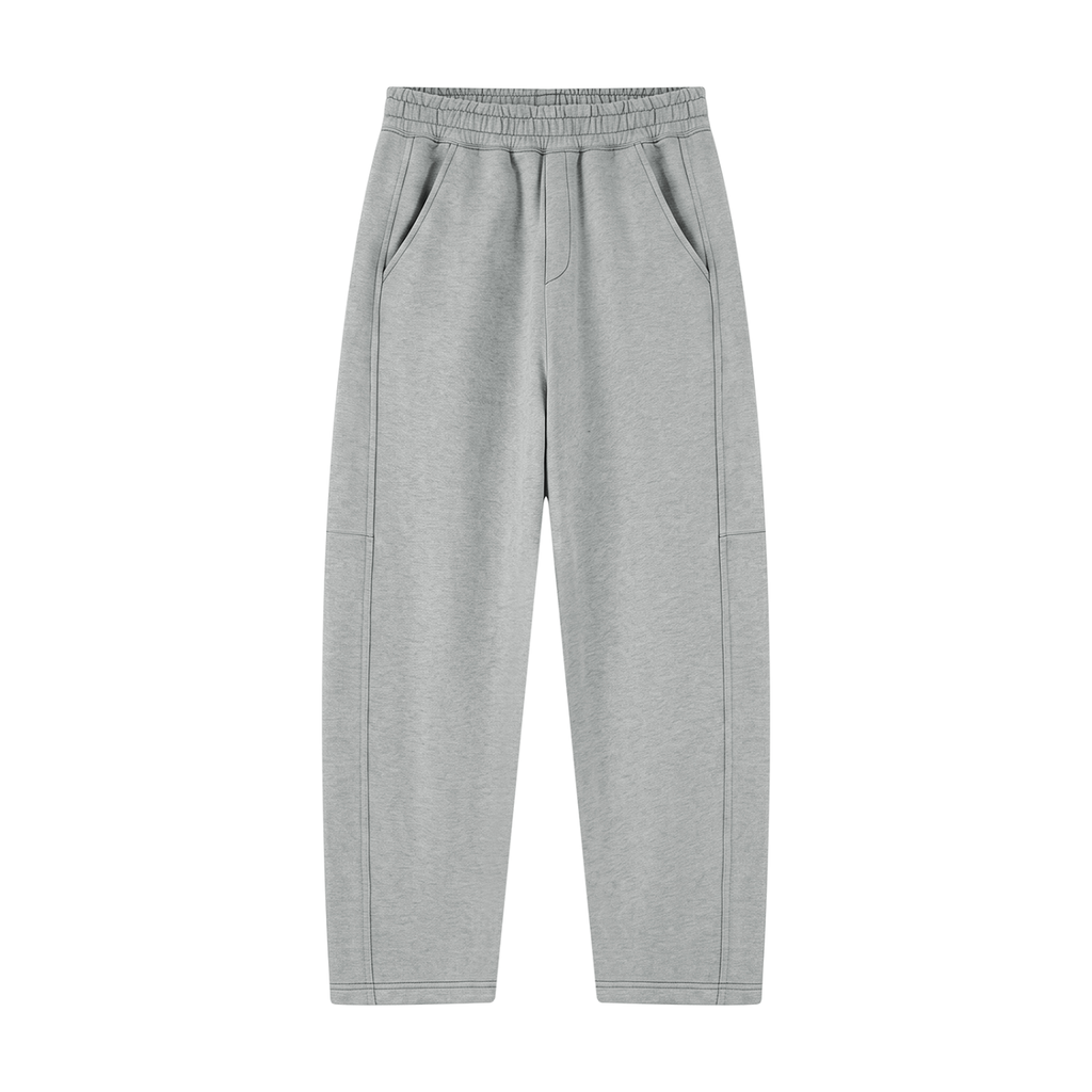 Unisex Tapered Straight Hem Sweatpants