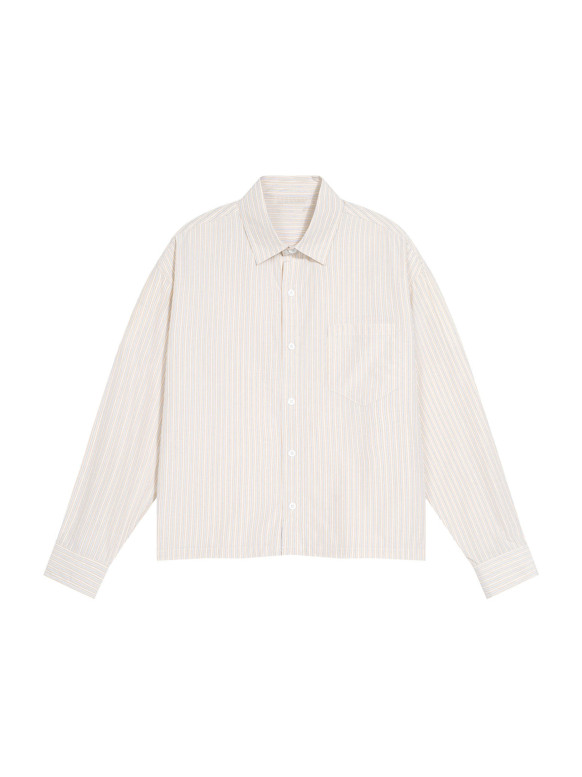 Unisex Boxy Striped Shirt