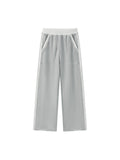 Women's Color Block Raw Hem Sweatpants