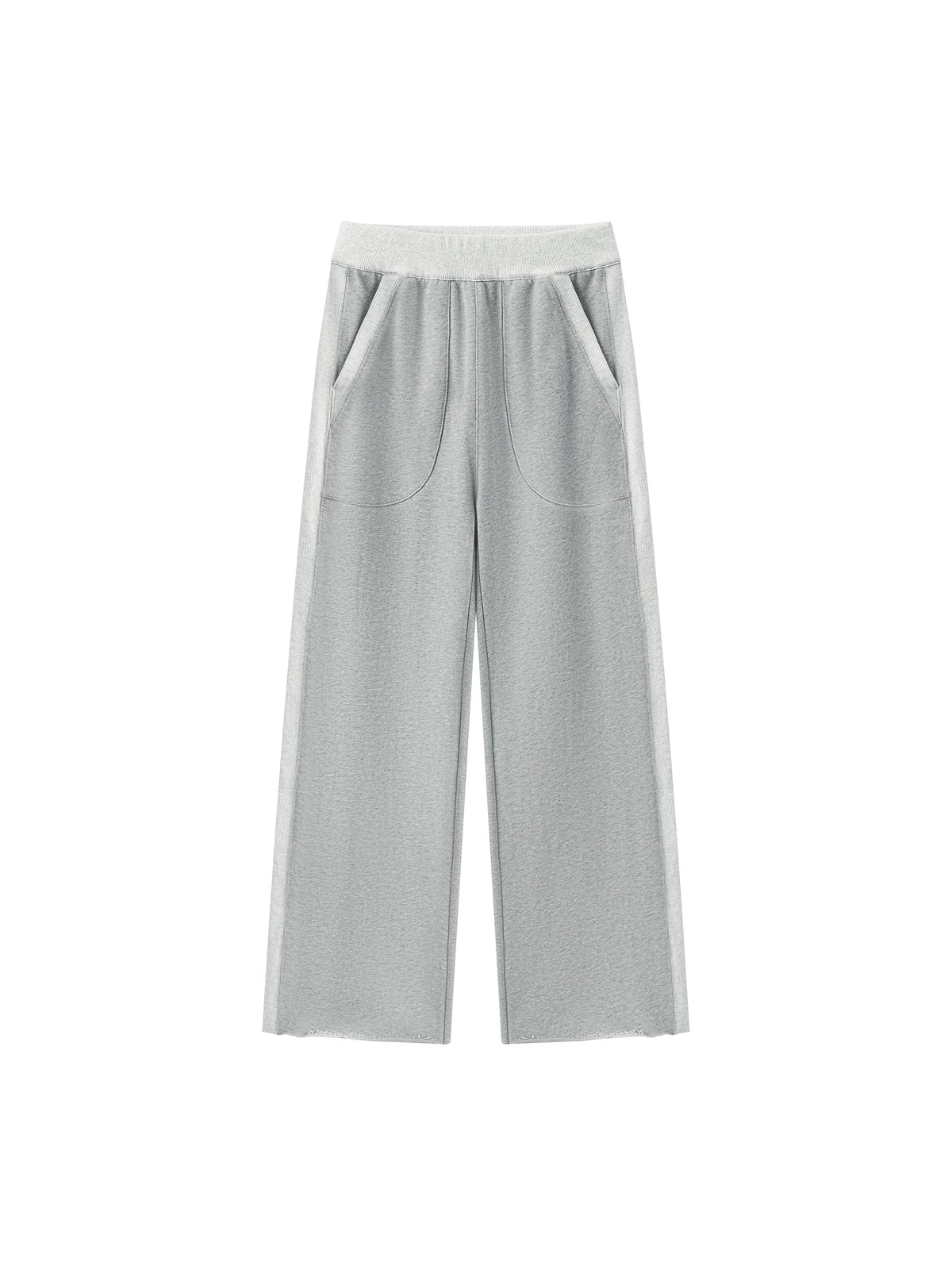 Women's Color Block Raw Hem Sweatpants