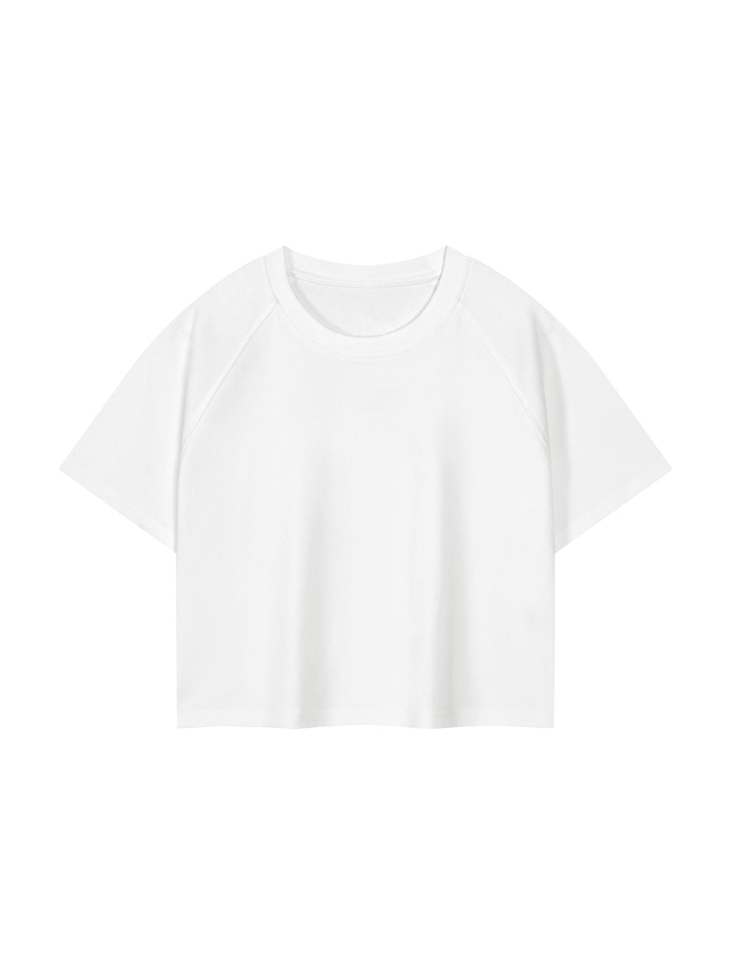 Women's Mineral Wash Raglan Crop T-Shirt