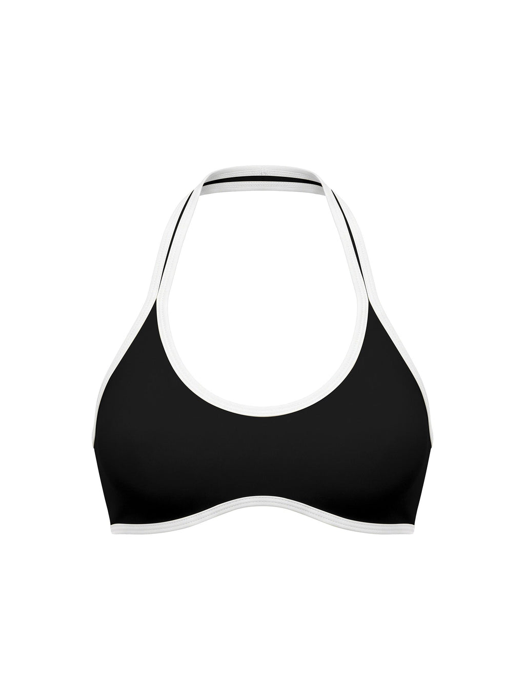 Women's Halter Color Block Yoga Sports Bra